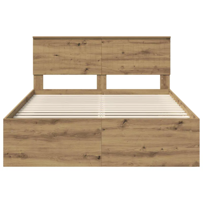 Lovos rėmas Meistrų ąžuolas 135 x 190 cm Kietos pušies mediena