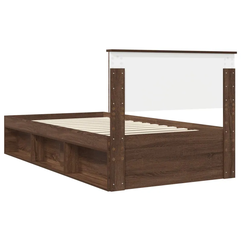 Lovos rėmas Rudas ąžuolas 100 x 200 cm Kietos pušies mediena
