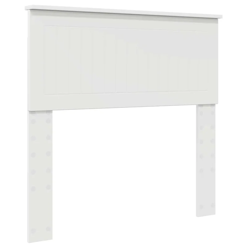 Lovos rėmas Balta 90 x 200 cm Kietos pušies mediena