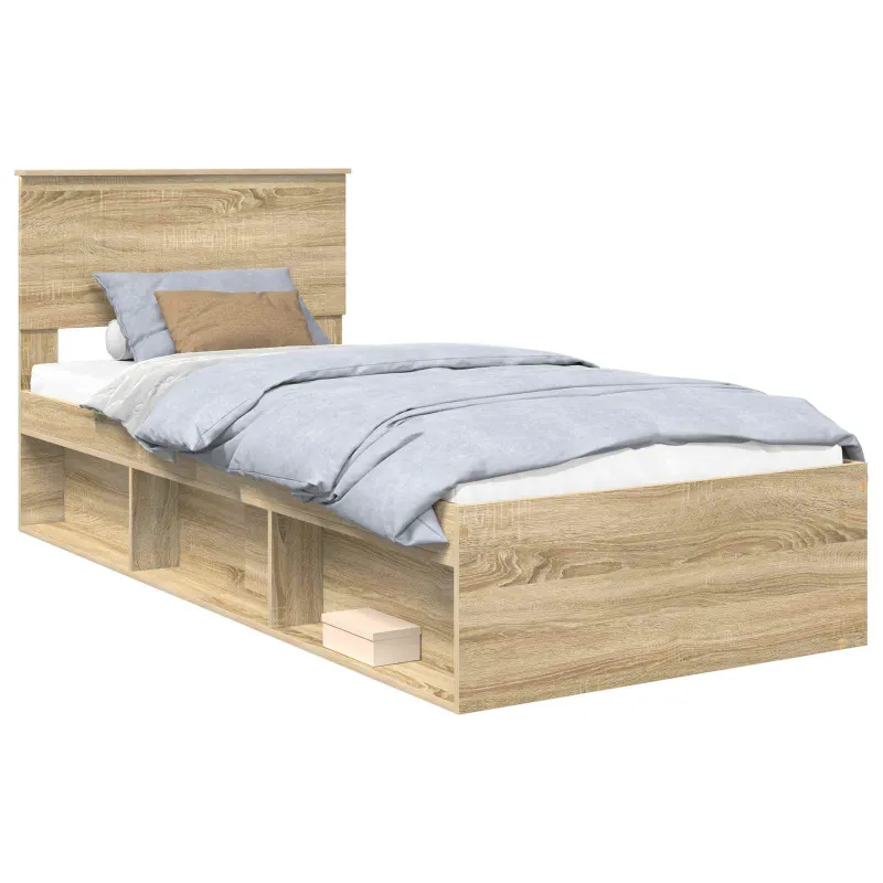 Lovos rėmas Sonoma 90 x 190 cm Kietos pušies mediena