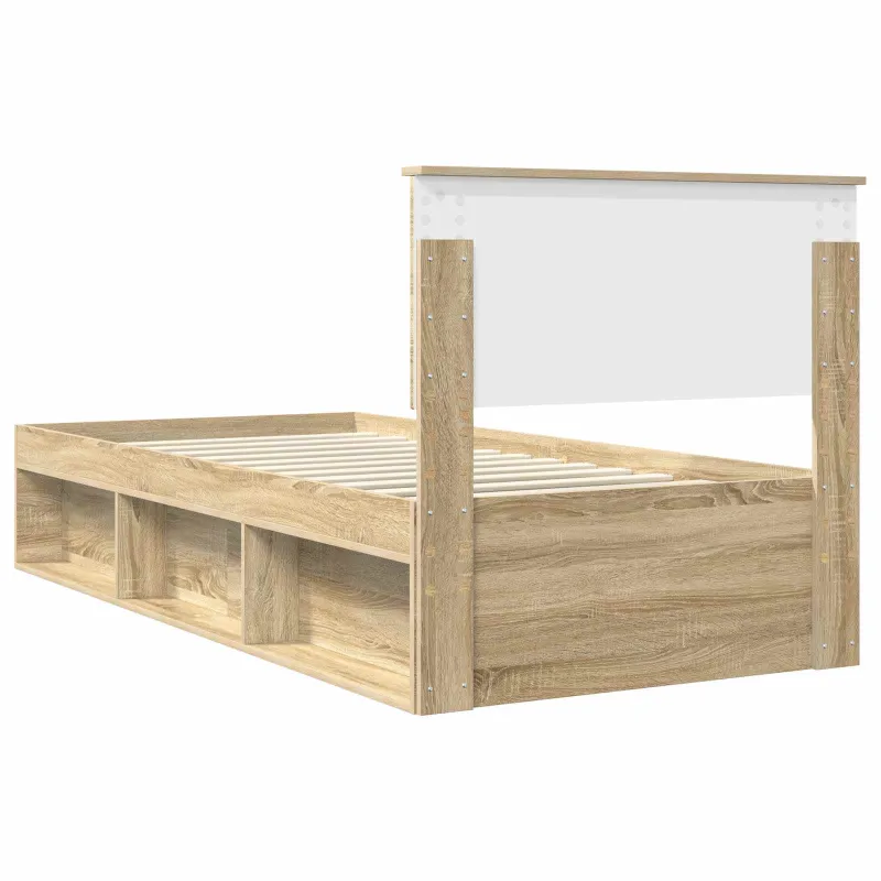 Lovos rėmas Sonoma 90 x 190 cm Kietos pušies mediena