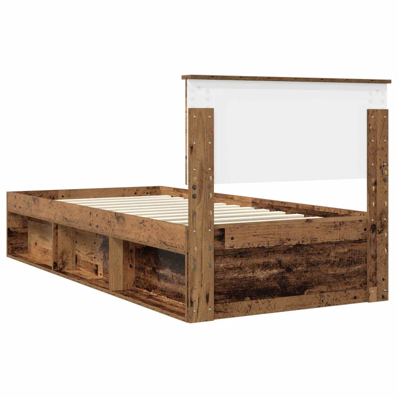 Lovos rėmas Senas medis 90 x 190 cm Kietos pušies mediena