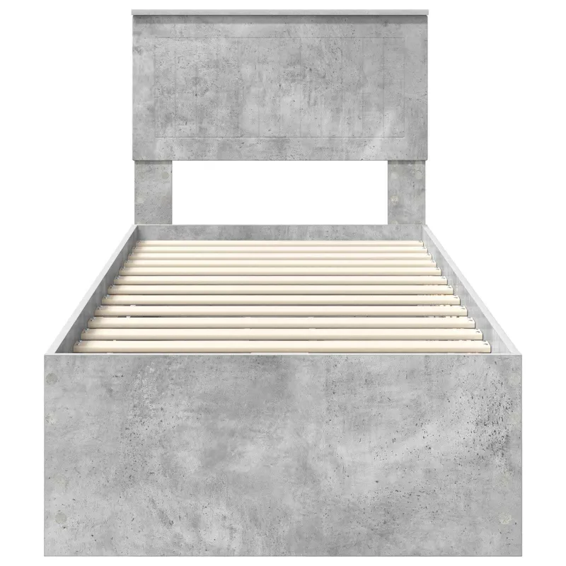 Lovos rėmas Betono pilka 75 x 190 cm Inžinerinė mediena