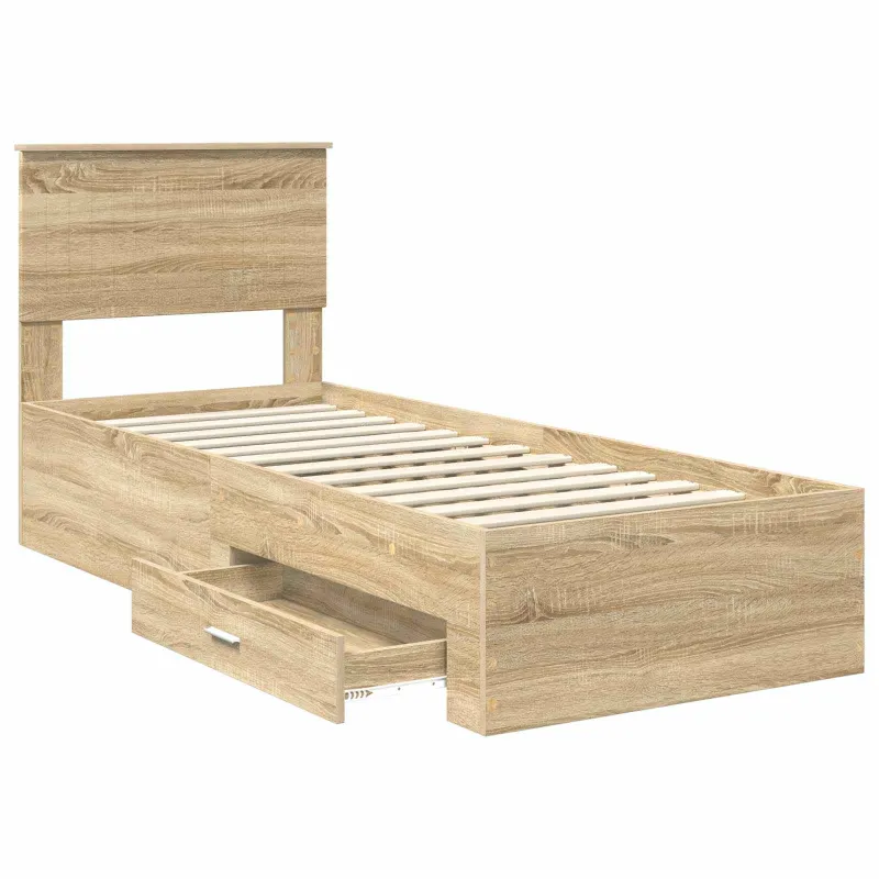 Lovos rėmas su galvūgalio Sonamos ąžuolo ir sidabro 75 x 190 cm