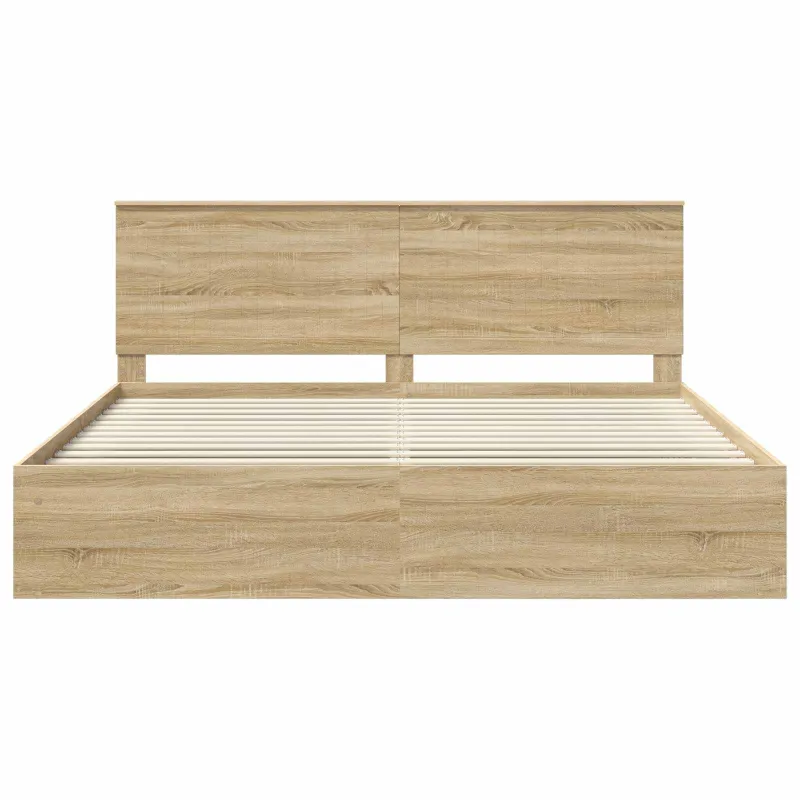Lovos rėmas Sonoma 200 x 200 cm Kietos pušies mediena