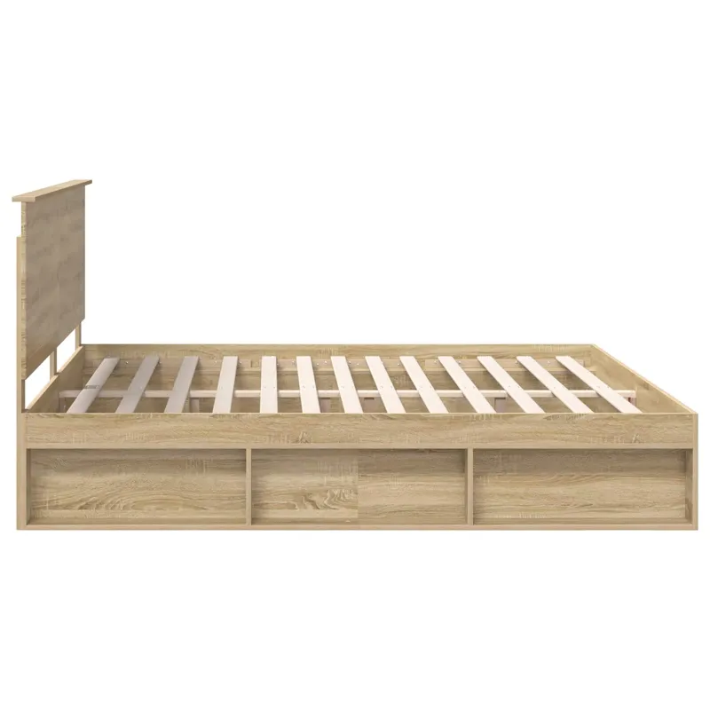 Lovos rėmas Sonoma 200 x 200 cm Kietos pušies mediena