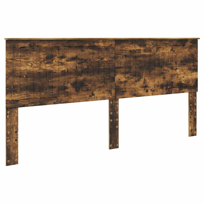 Lovos rėmas Rūkyta ąžuolas 200 x 200 cm Kietos pušies mediena