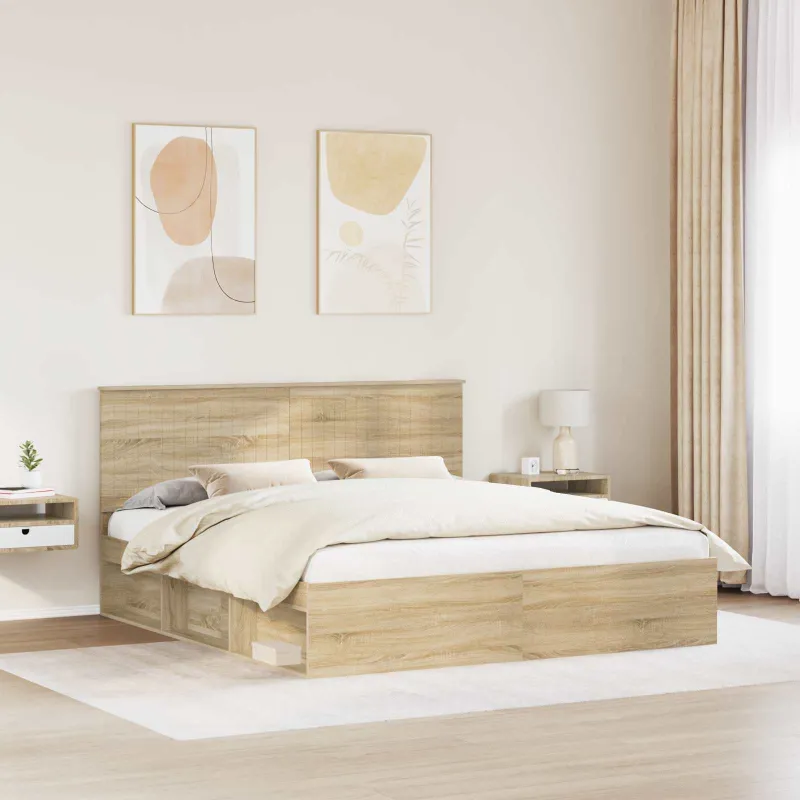 Lovos rėmas Sonoma 180 x 200 cm Kietos pušies mediena
