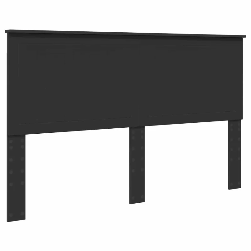 Lovos rėmas Juoda 160 x 200 cm Kietos pušies mediena