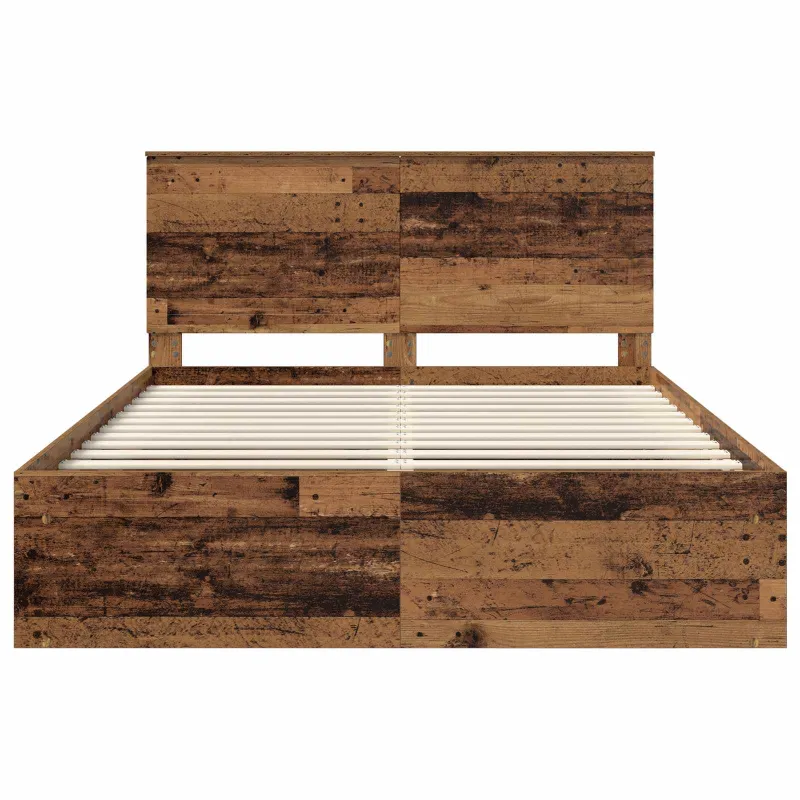 Lovos rėmas Senas medis 150 x 200 cm Kietos pušies mediena