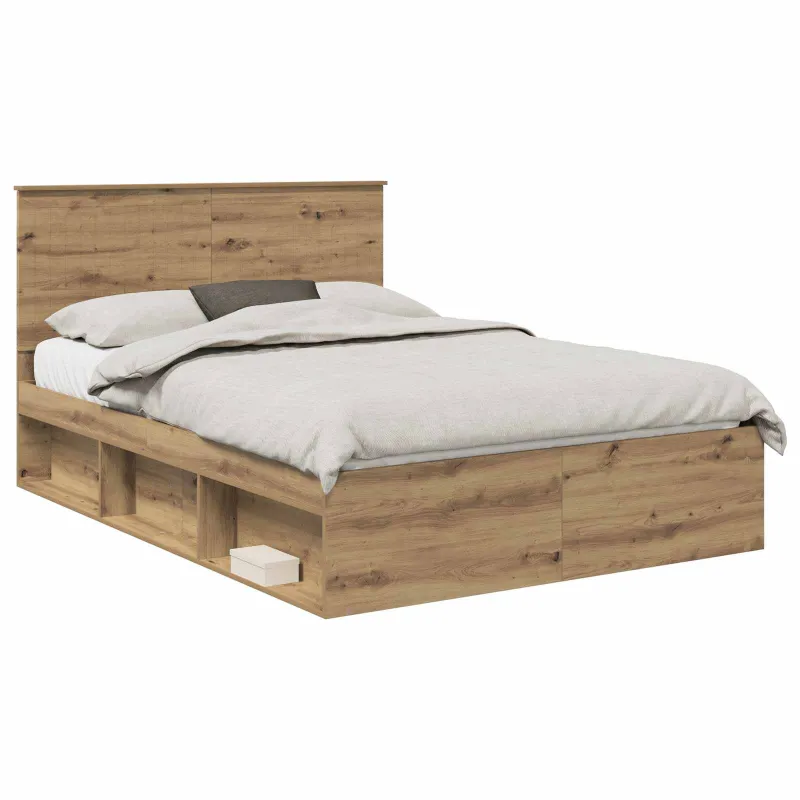 Lovos rėmas Meistrų ąžuolas 135 x 190 cm Kietos pušies mediena