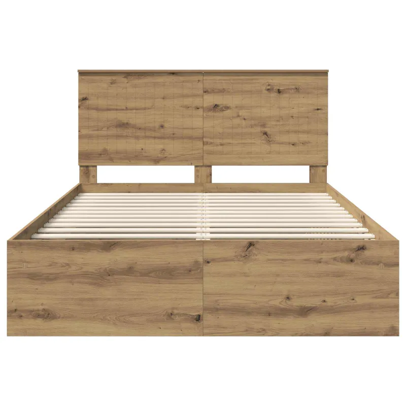 Lovos rėmas Meistrų ąžuolas 135 x 190 cm Kietos pušies mediena