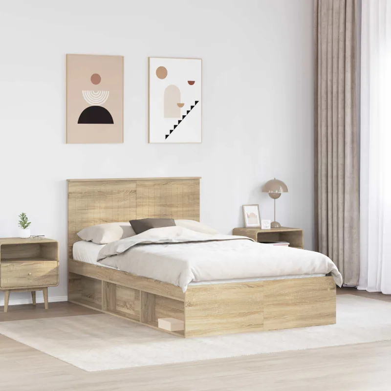 Lovos rėmas Sonoma 120 x 190 cm Kietos pušies mediena
