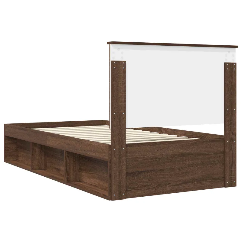 Lovos rėmas Rudas ąžuolas 100 x 200 cm Kietos pušies mediena