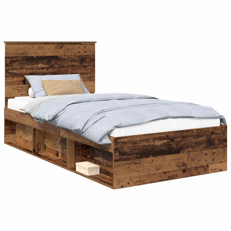 Lovos rėmas Senas medis 100 x 200 cm Kietos pušies mediena