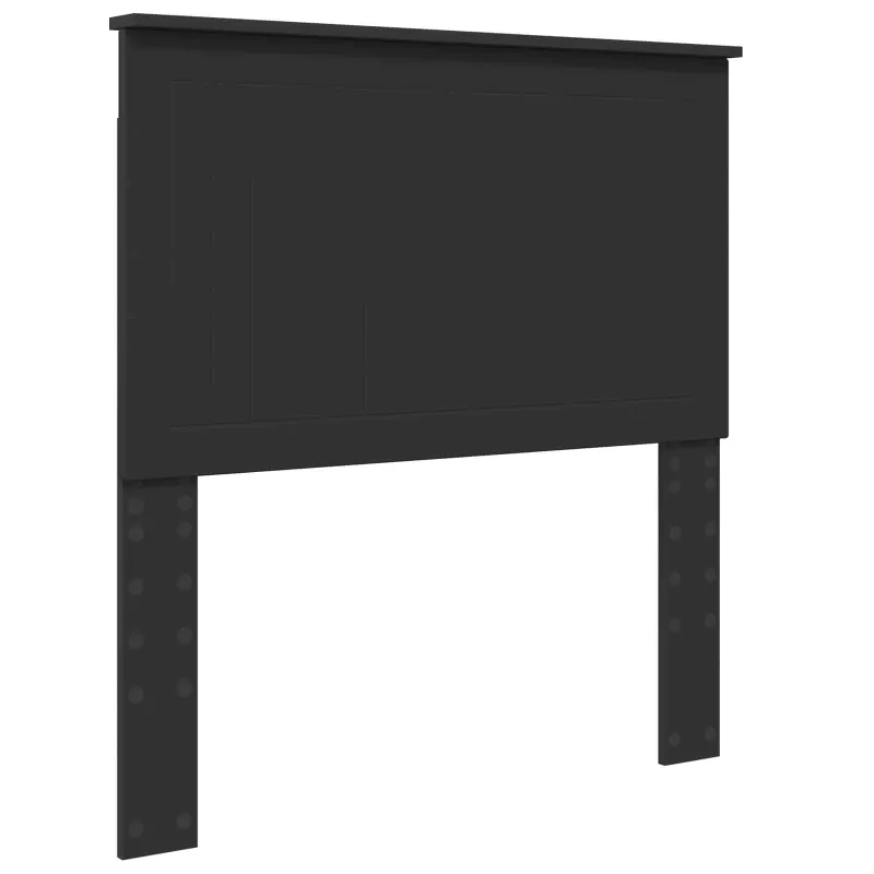 Lovos rėmas Juoda 90 x 200 cm Kietos pušies mediena