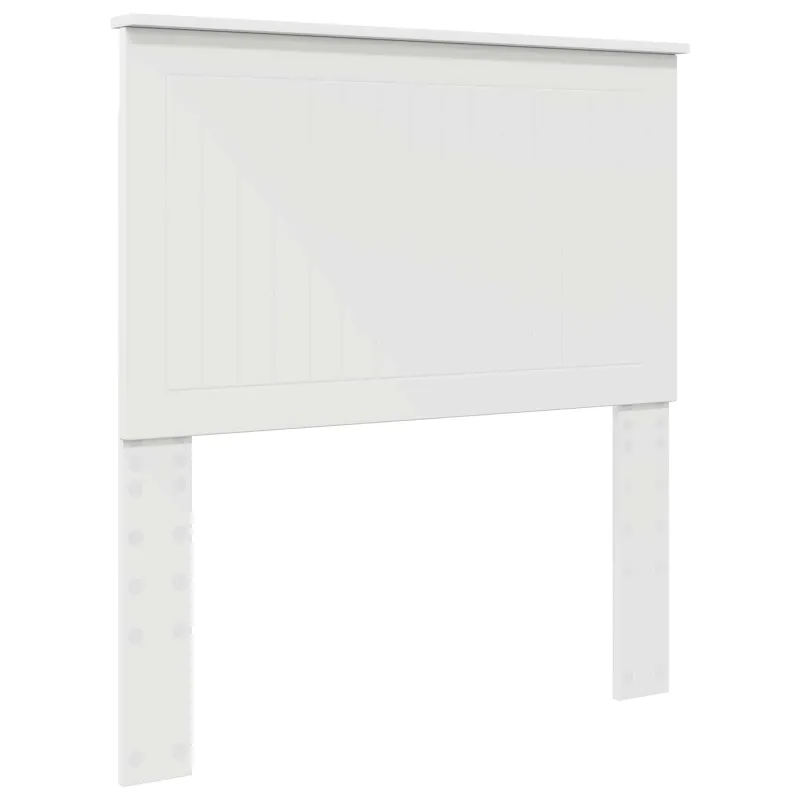Lovos rėmas Balta 90 x 190 cm Kietos pušies mediena