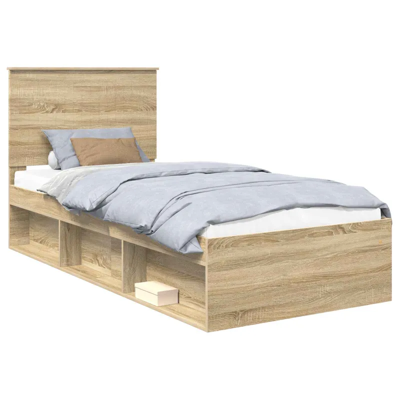 Lovos rėmas Sonoma 90 x 190 cm Kietos pušies mediena