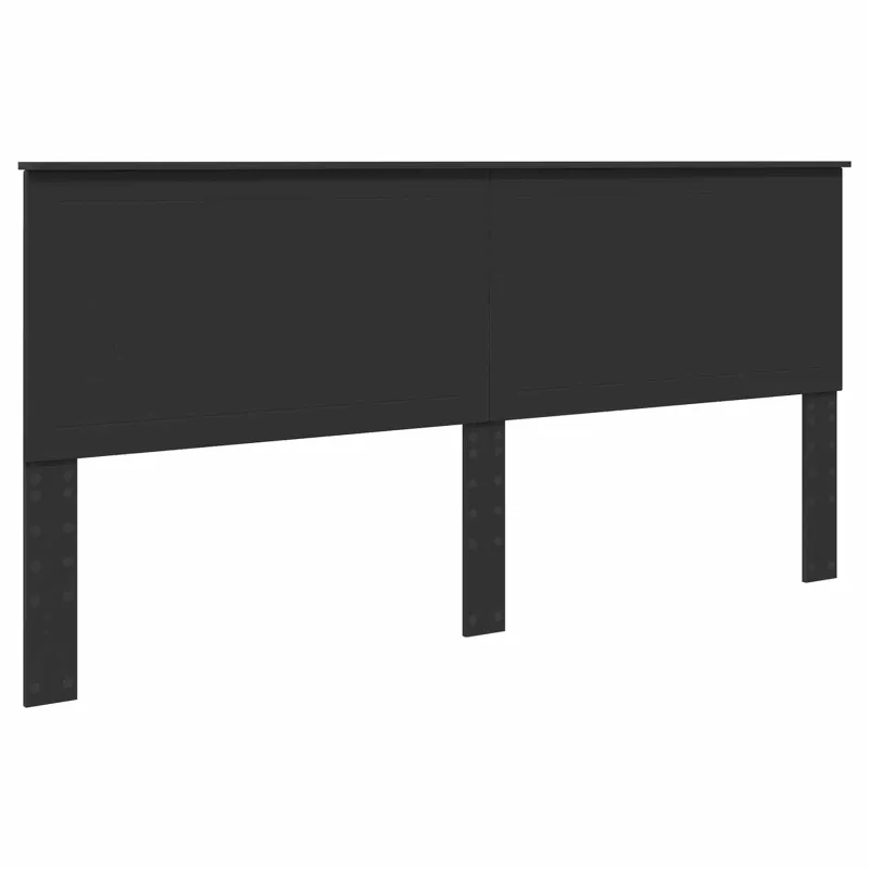 Lovos rėmas su stalčių Juoda 200 x 200 cm Inžinerinė mediena