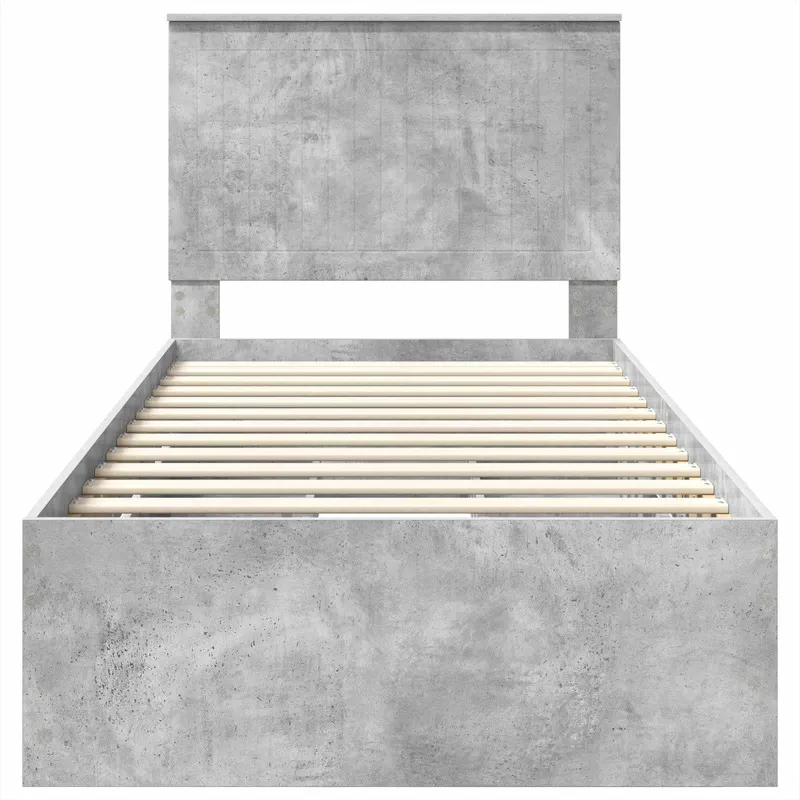 Lovos rėmas Betono pilka 90 x 200 cm Inžinerinė mediena