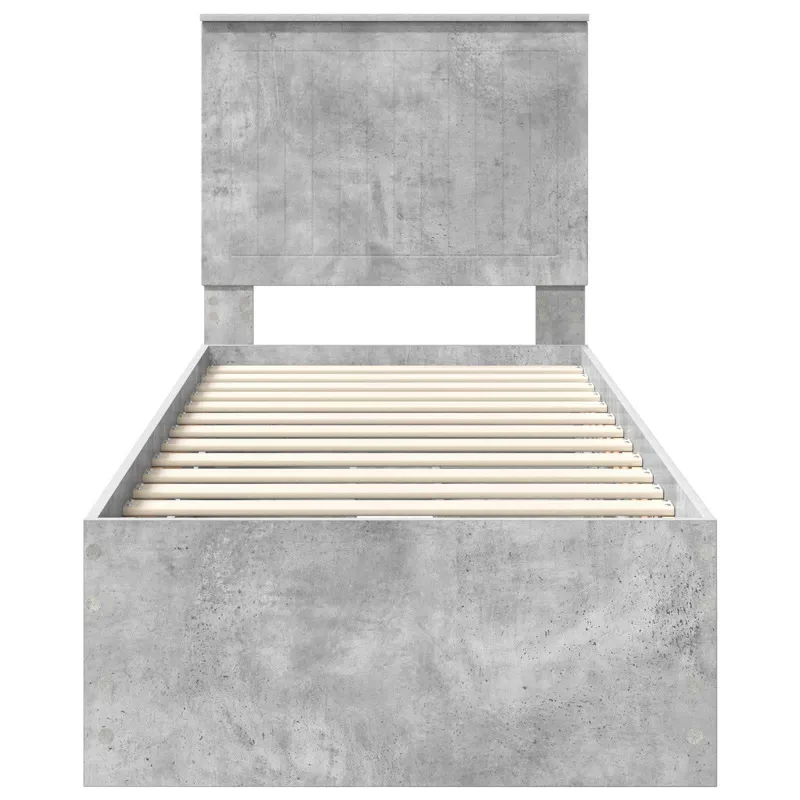 Lovos rėmas Betono pilka 75 x 190 cm Inžinerinė mediena