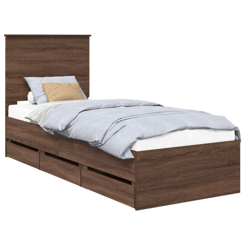 Lovos rėmas Rudas ąžuolas 75 x 190 cm Inžinerinė mediena