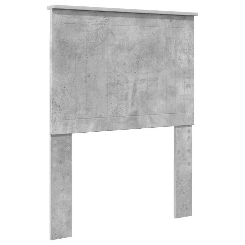 Saugos lova Betono pilka 75 x 190 cm Apdirbta mediena