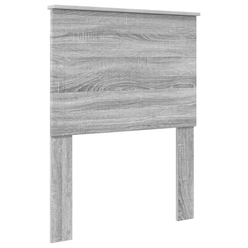 Saugos lova Pilkas Sonoma 75 x 190 cm Apdirbta mediena