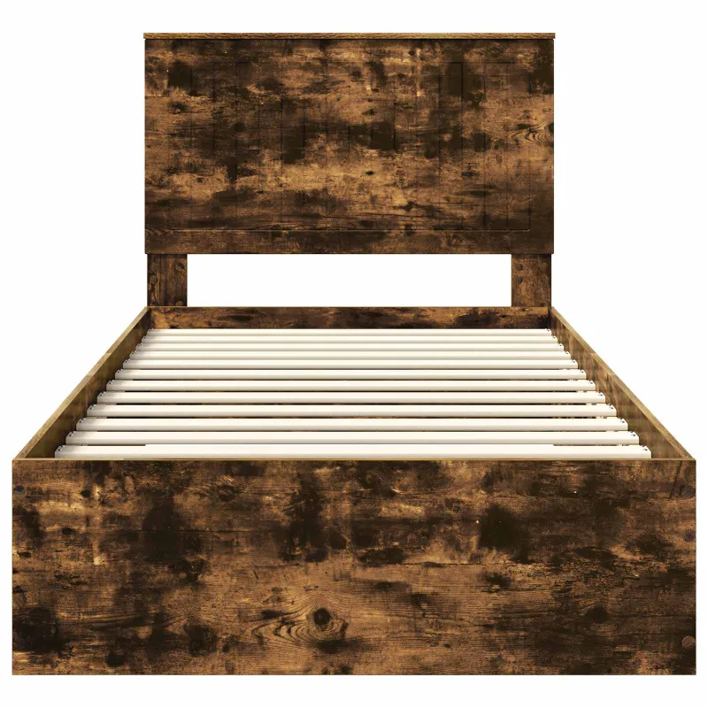 Lovos rėmas Rūkyta ąžuolas 100 x 200 cm Apdirbta mediena