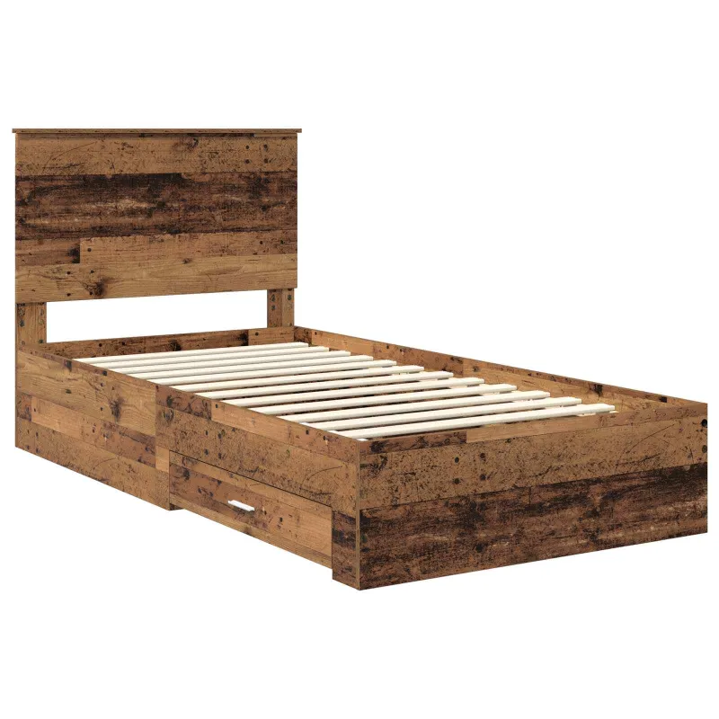 Lovos rėmas Senas medis 100 x 200 cm Apdirbta mediena