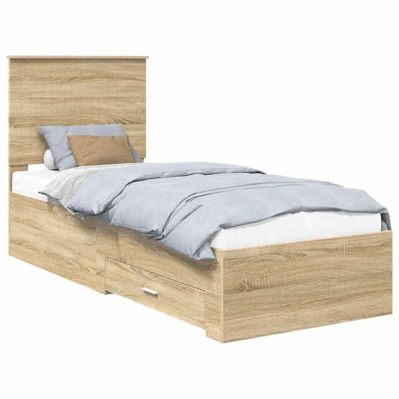 Lovos rėmas su galvūgalio Sonamos ąžuolo ir sidabro 70 x 190 cm