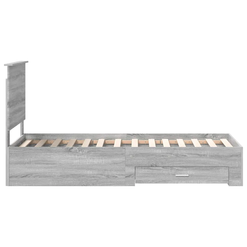 Lovos rėmas su galvūgalio Pilko Sonamos ir sidabro 70 x 190 cm