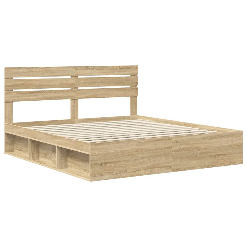 Lovos rėmas Sonoma 200 x 200 cm Kietos pušies mediena