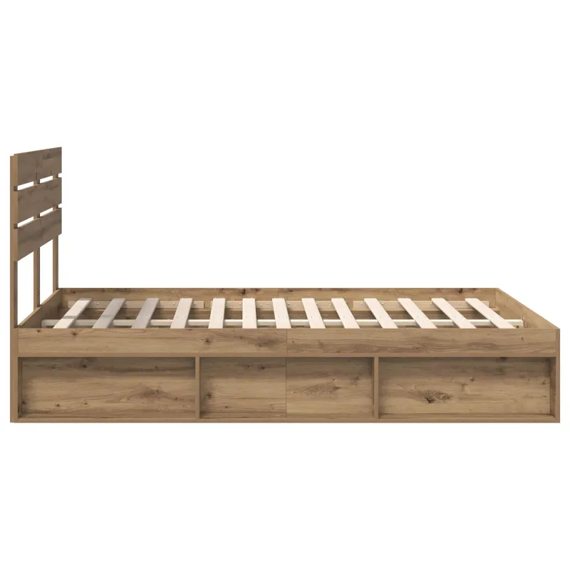 Lovos rėmas Meistrų ąžuolas 140 x 190 cm Kietos pušies mediena
