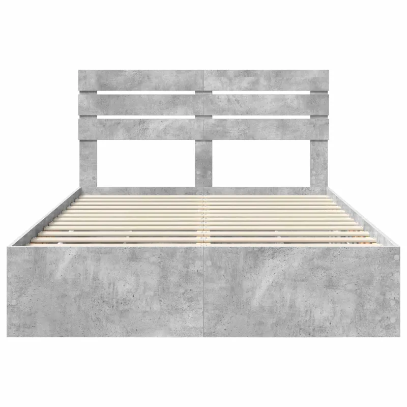 Lovos rėmas Betono pilka 150 x 200 cm Inžinerinė mediena