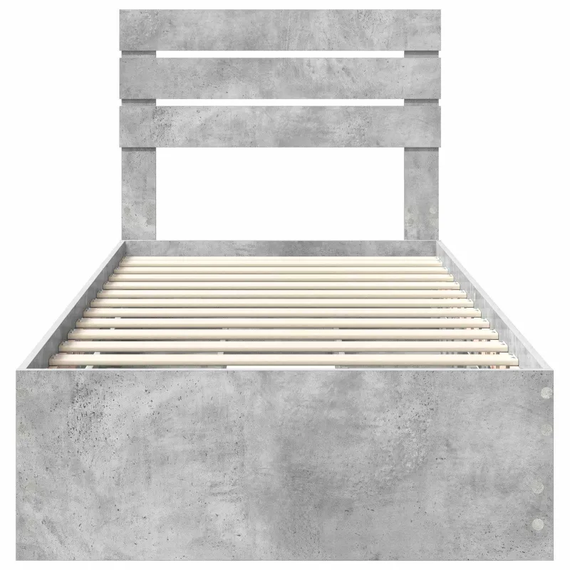 Lovos rėmas Betono pilka 75 x 190 cm Inžinerinė mediena