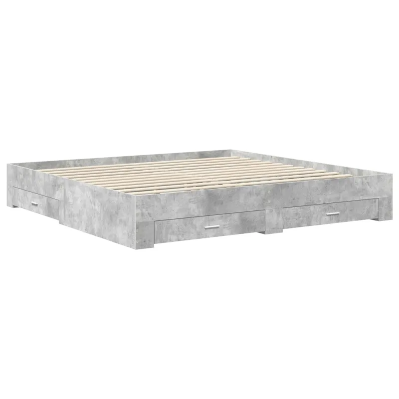 Lovos rėmas Rūkyta ąžuolas 200 x 200 cm Apdirbta mediena
