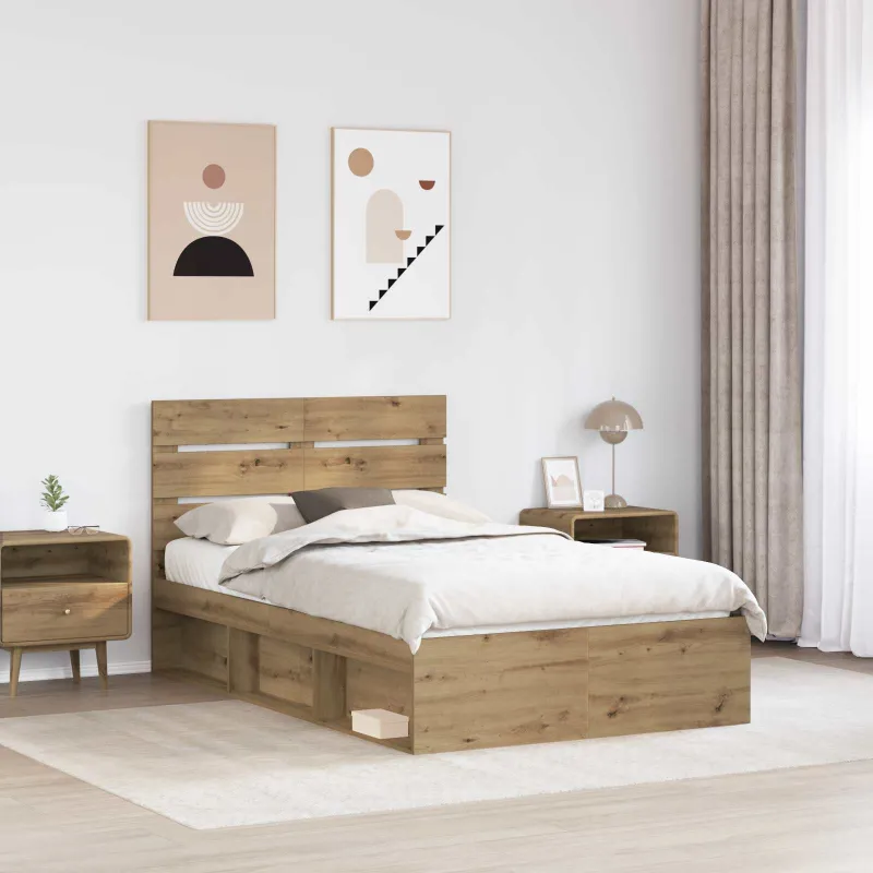 Lovos rėmas Meistrų ąžuolas 120 x 190 cm Kietos pušies mediena