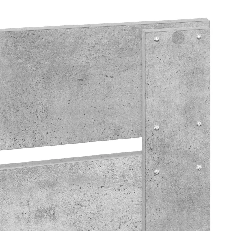 Lovos rėmas Betoninė 90 x 200 cm Kietos pušies mediena