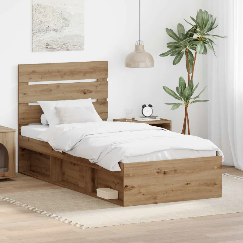 Lovos rėmas Meistrų ąžuolas 75 x 190 cm Kietos pušies mediena