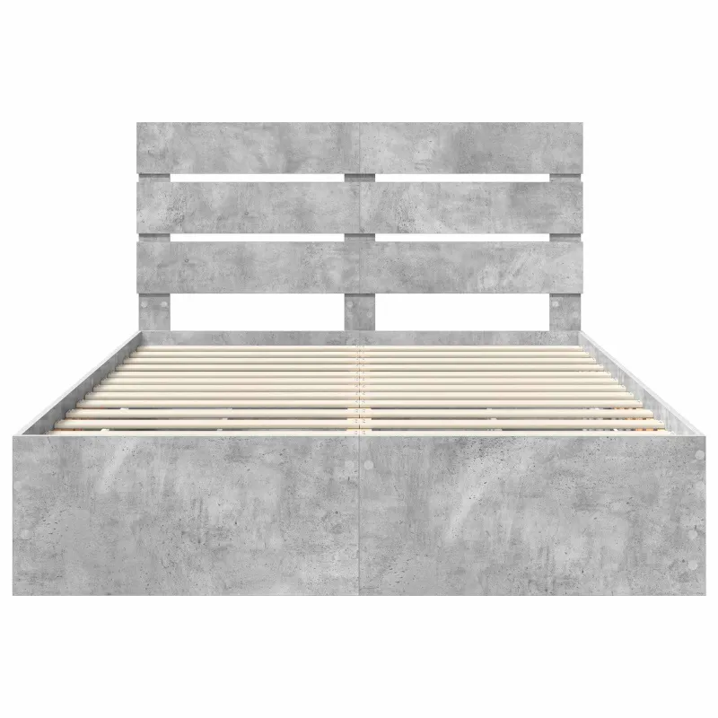 Lovos rėmas Betono pilka 150 x 200 cm Inžinerinė mediena