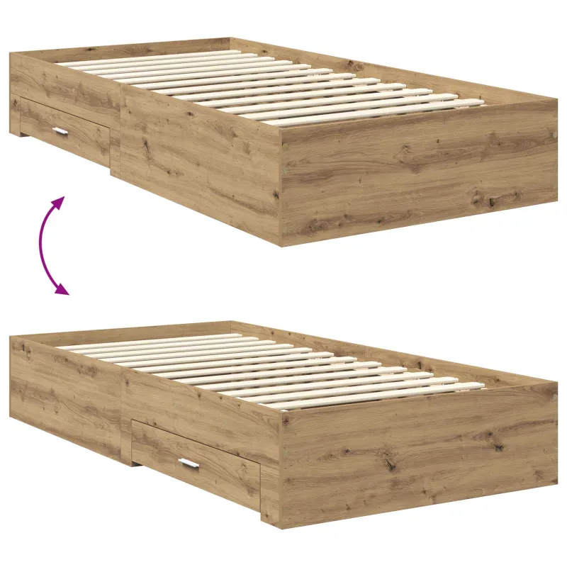 Lovos rėmas Amatininkų ąžuolas 100 x 200 cm Apdirbta mediena