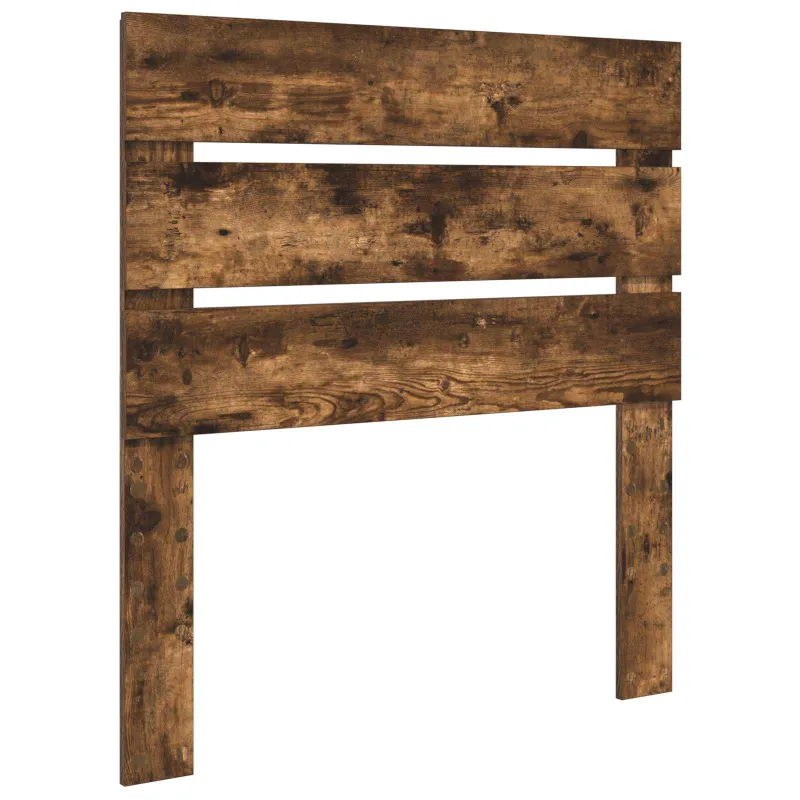 Lovos rėmas su stalčių Rūkyto ąžuolo ir sidabro 75 x 190 cm