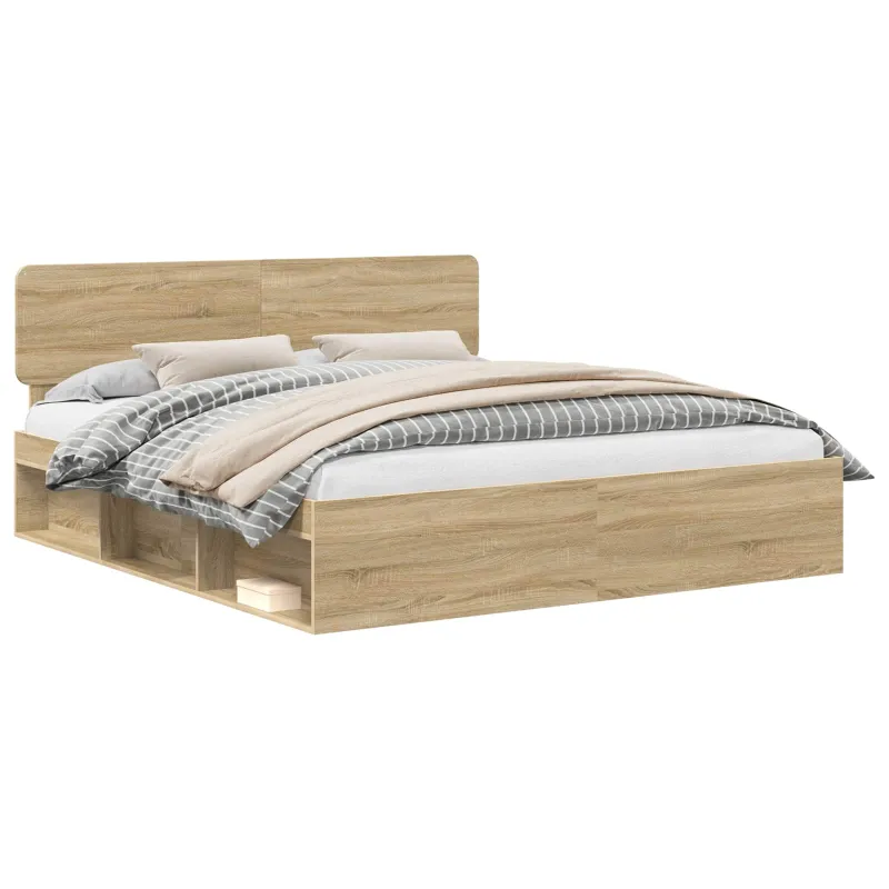 Lovos rėmas Sonoma 200 x 200 cm Kietos pušies mediena