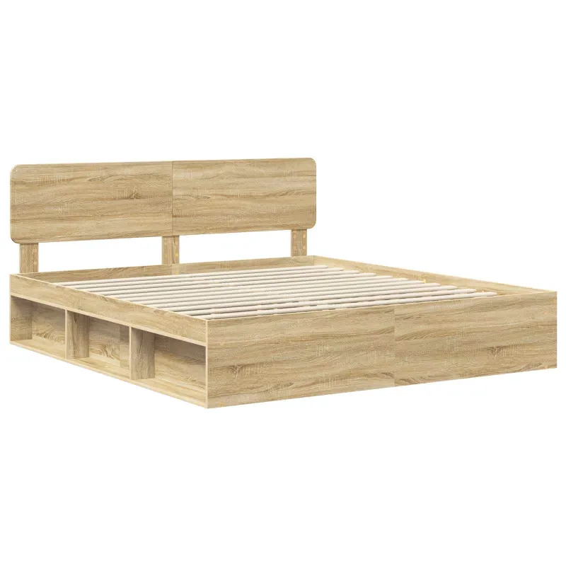 Lovos rėmas Sonoma 200 x 200 cm Kietos pušies mediena