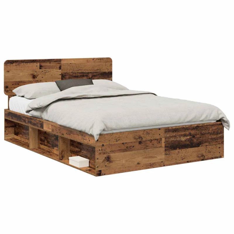 Lovos rėmas Senas medis 150 x 200 cm Kietos pušies mediena