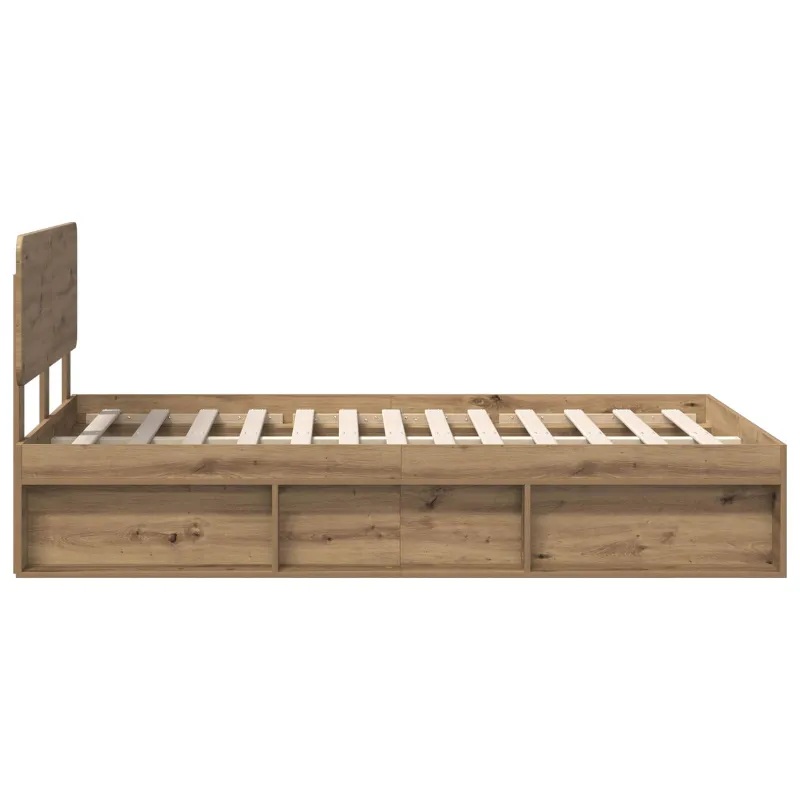 Lovos rėmas Meistrų ąžuolas 135 x 190 cm Kietos pušies mediena