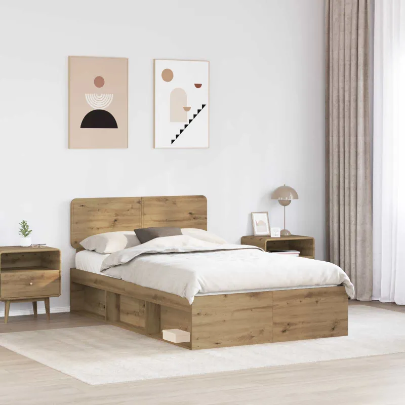 Lovos rėmas Meistrų ąžuolas 120 x 190 cm Kietos pušies mediena