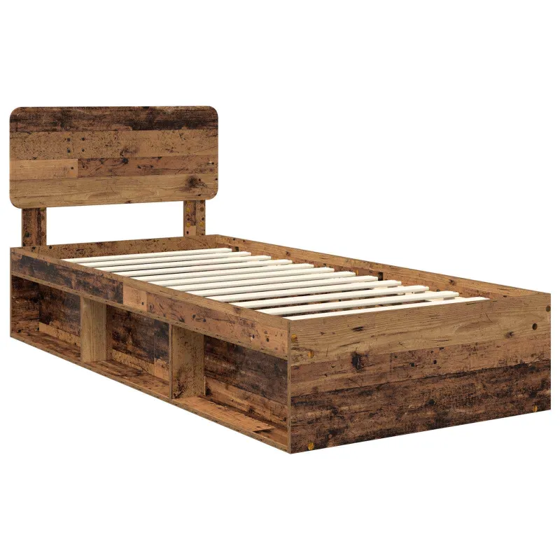 Lovos rėmas Senas medis 90 x 200 cm Kietos pušies mediena