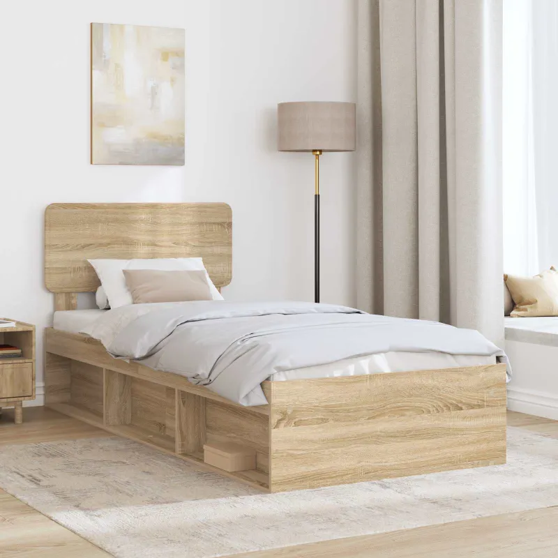 Lovos rėmas Sonoma 90 x 190 cm Kietos pušies mediena